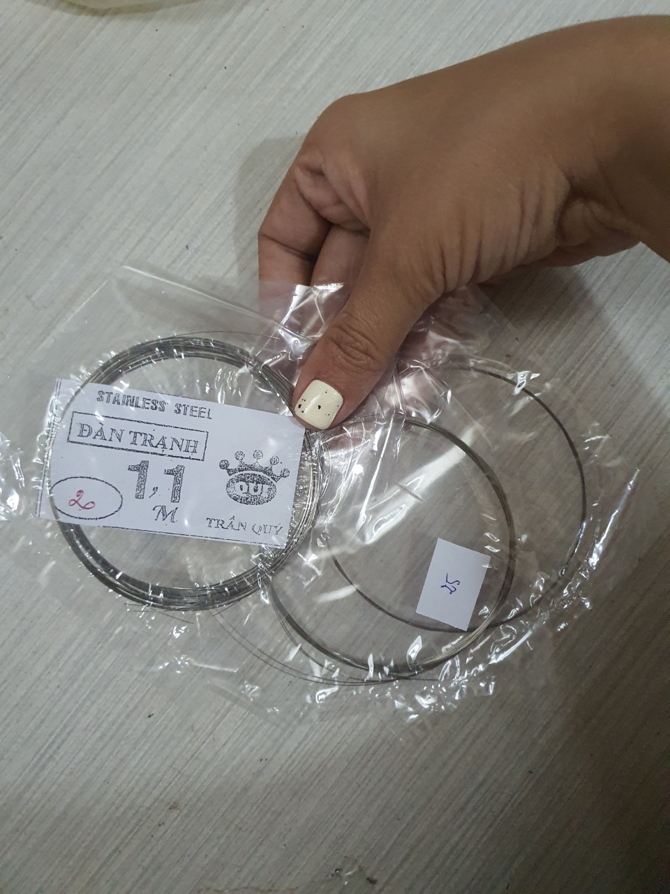 Dây đàn tranh cho đàn 17 dây và 19 dây