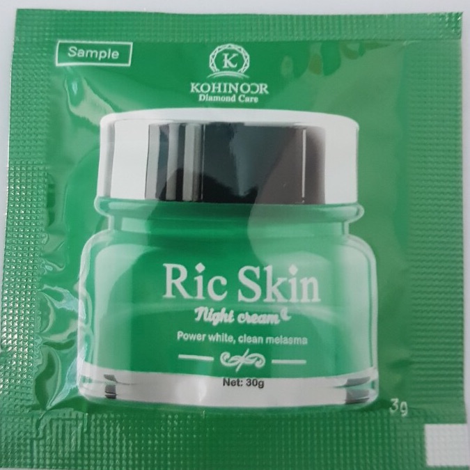 [HCM]Kem face ric skin đêm ( gói nhỏ 3g )