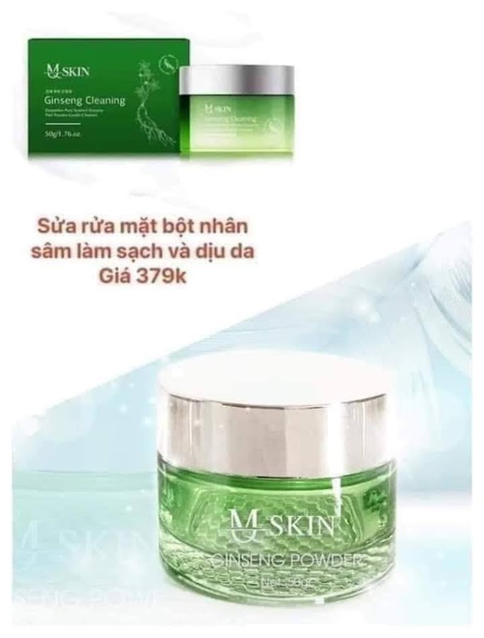 Bột rửa mặt MQSKIN kiềm dầu và sạch sâu ( chính hãng )