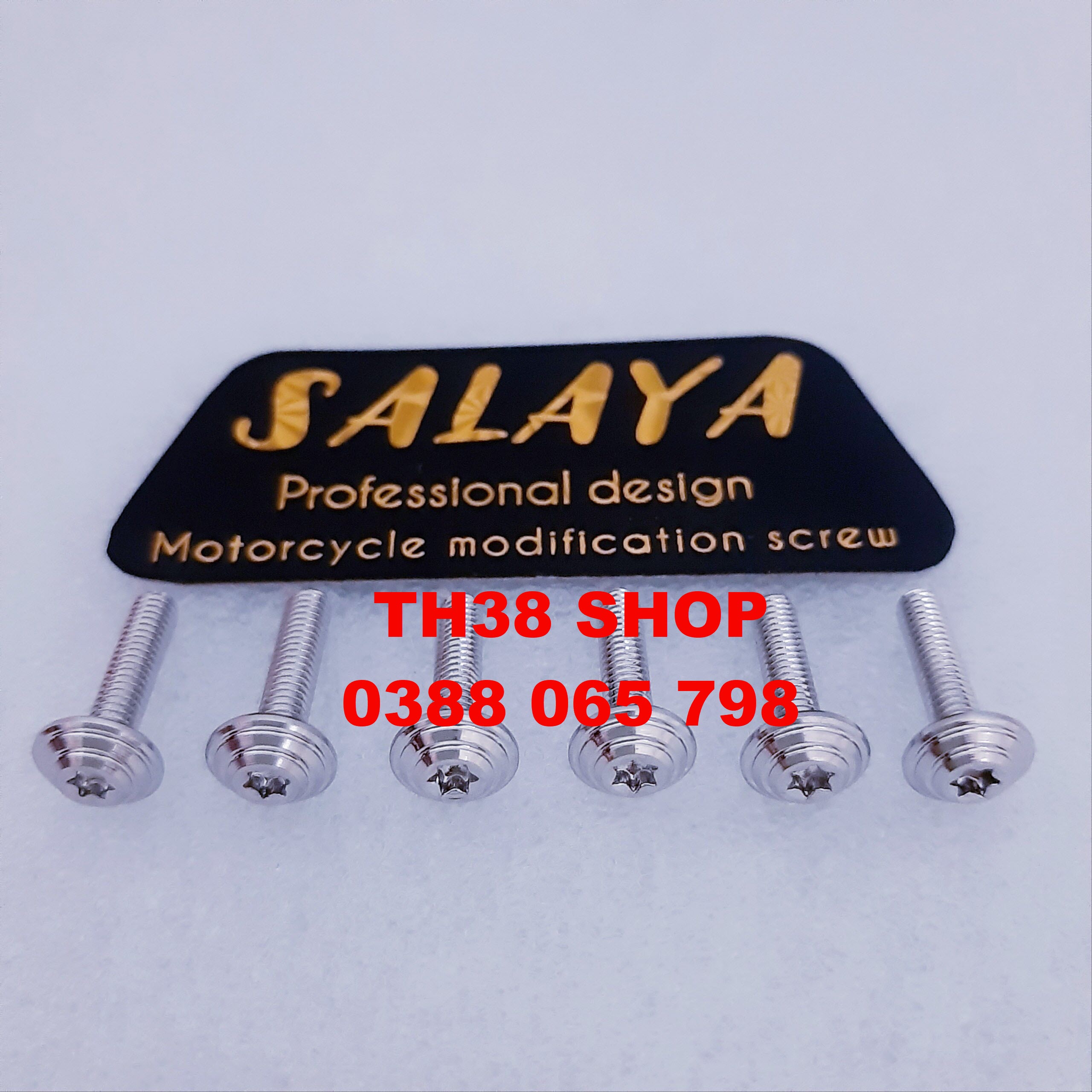 ốc đầu đèn wave salaya [mẫu mới 6 con]