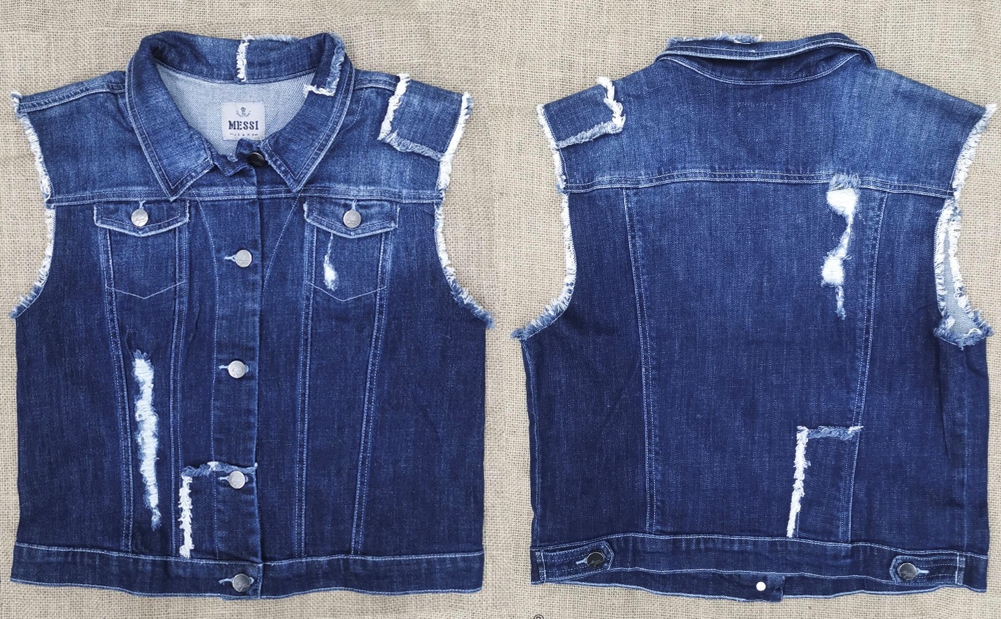 ÁO KHOÁT SÁT NÁCH JEANS NỮ - SJW154 (GI-LÊ)
