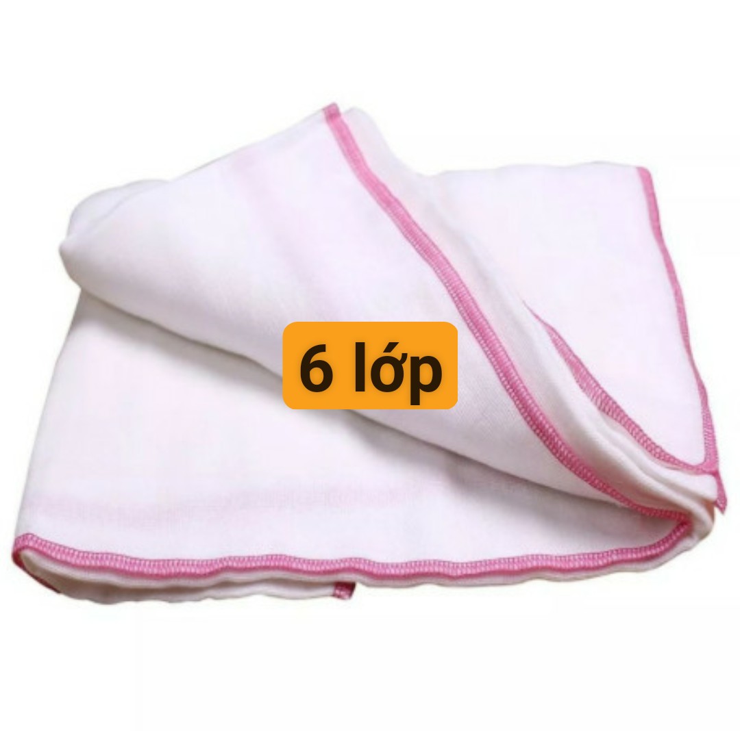 Khăn tắm gạt Nhật cho trẻ sơ sinh 6 lớp