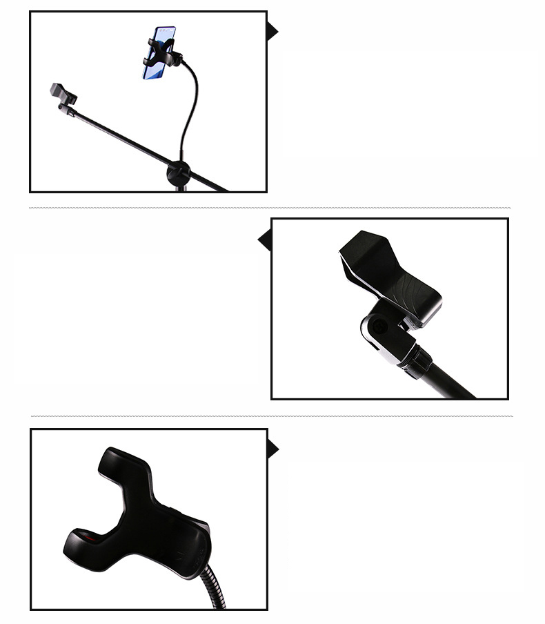 [HCM]Chân micro đứng kèm kẹp điện thoại