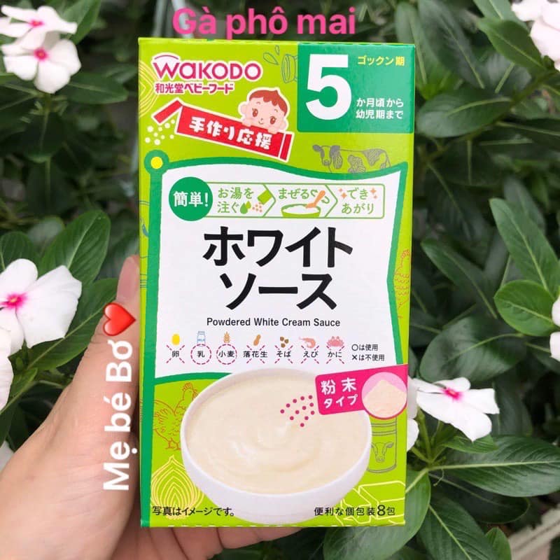 Bột ăn dặm WAKODO Nhật cho bé 5m+