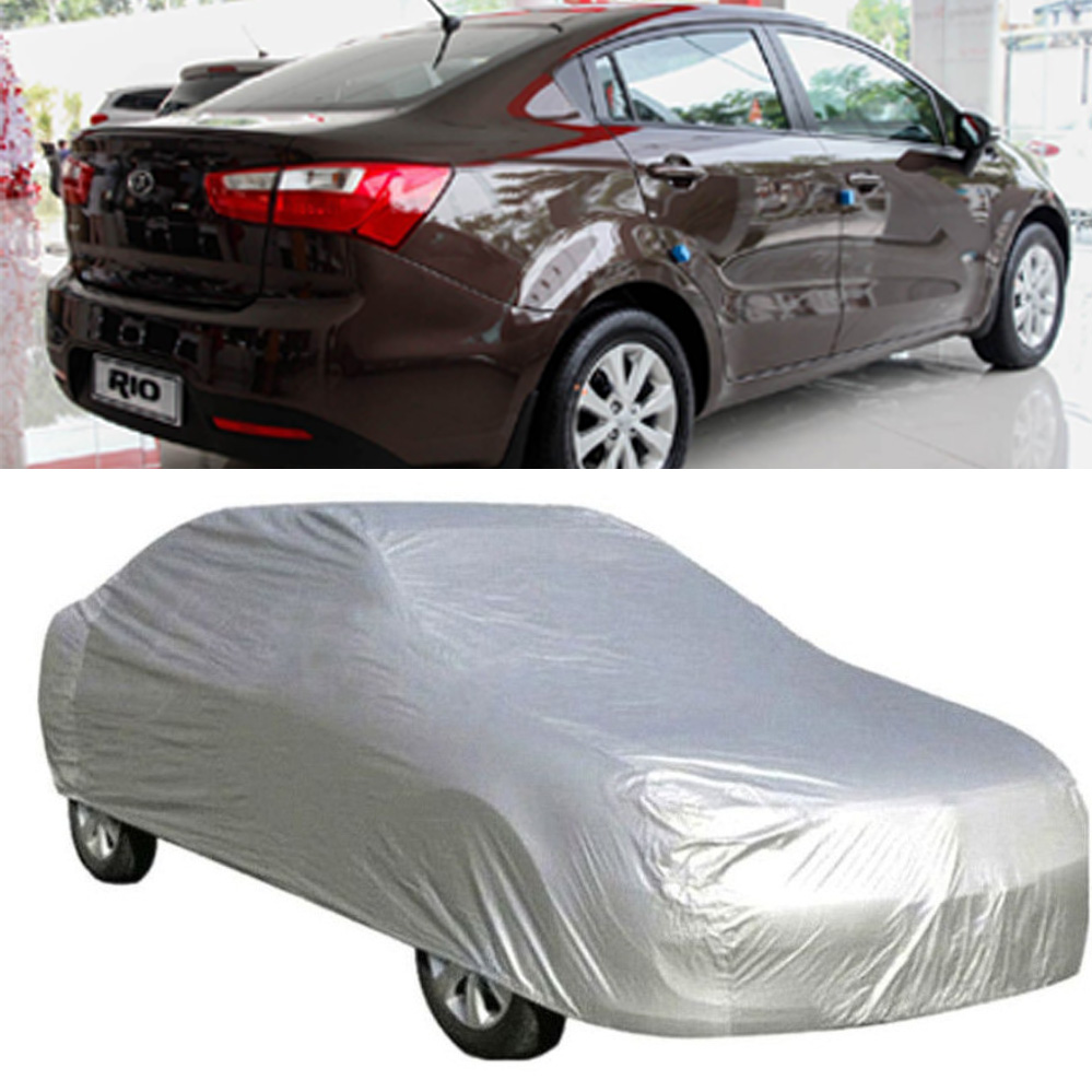 Bạt phủ xe ô tô kia rio sedan vải dù oxford siêu bền, bạt trùm xe hơi chống nắng mưa bảo vệ xe
