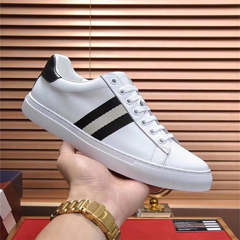 (HÀNG NHẬP) Giày thể thao sneaker nam trắng kẻ dù đen cá tính