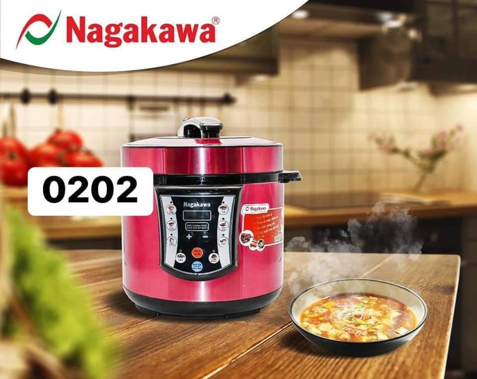 NỒI ÁP SUẤT CAO CẤP NAGAKAWA NAG0202
