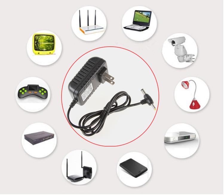 Nguồn 12V/2A 2 Jack có đèn báo trạng thái
