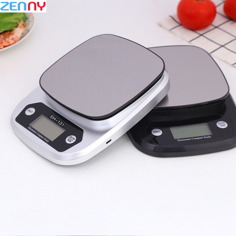Can dien tu mi ni,cân tiểu ly điện tử, cân thực phẩm nhà bếp sh-131 dải cân 3kg-0.1g cho độ chính xác cực kì cao - tặng kèm 2 pin - bảo hành 12 tháng