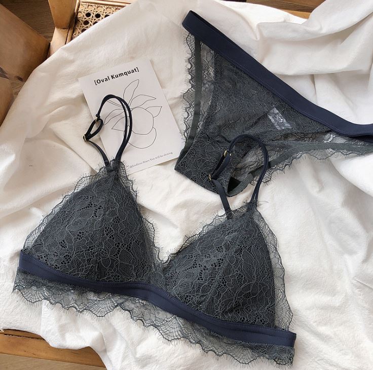 Bộ bralette ren đệm mỏng 3D mới S322