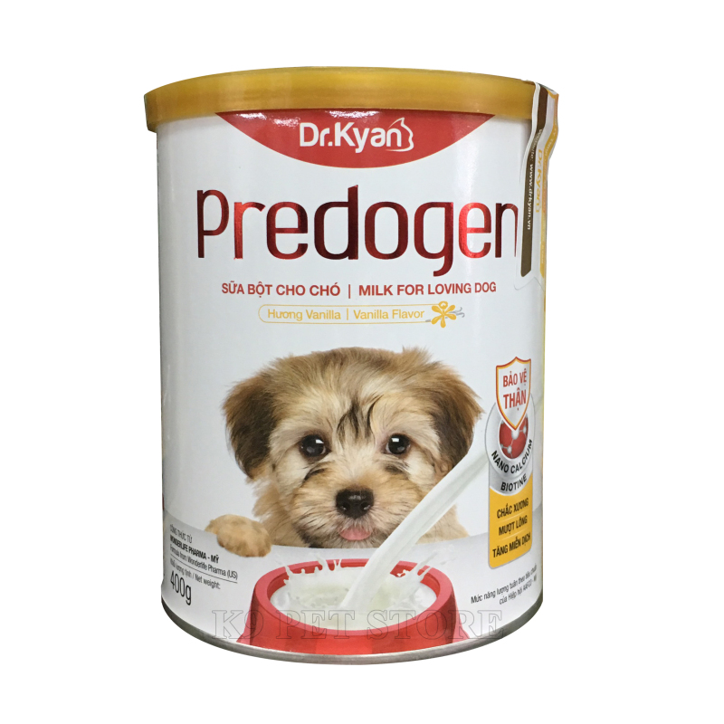 [HCM]Sữa bột cho chó Dr.Kyan PREDOGEN 400g