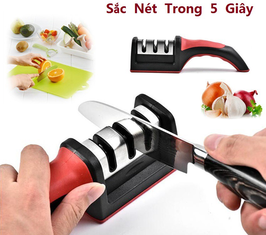 Dụng cụ mài dao kéo thông minh 3 lưỡi