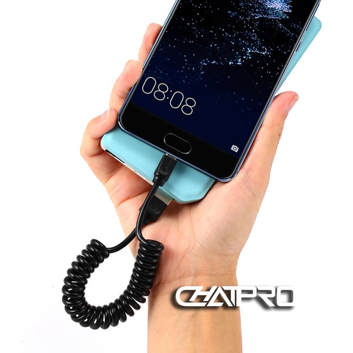Cáp sạc Type C lò xo 1m Remax RC-117a