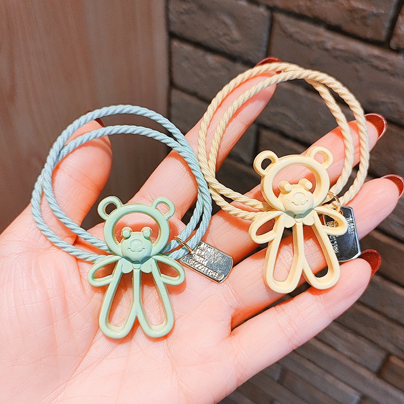 (Mới ) Cột tóc con giãn gấu rỗng dễ thương Tatitava