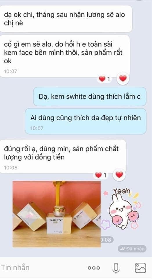 [HCM]Kem Face Đa Chức Năng Và Serum Swhite