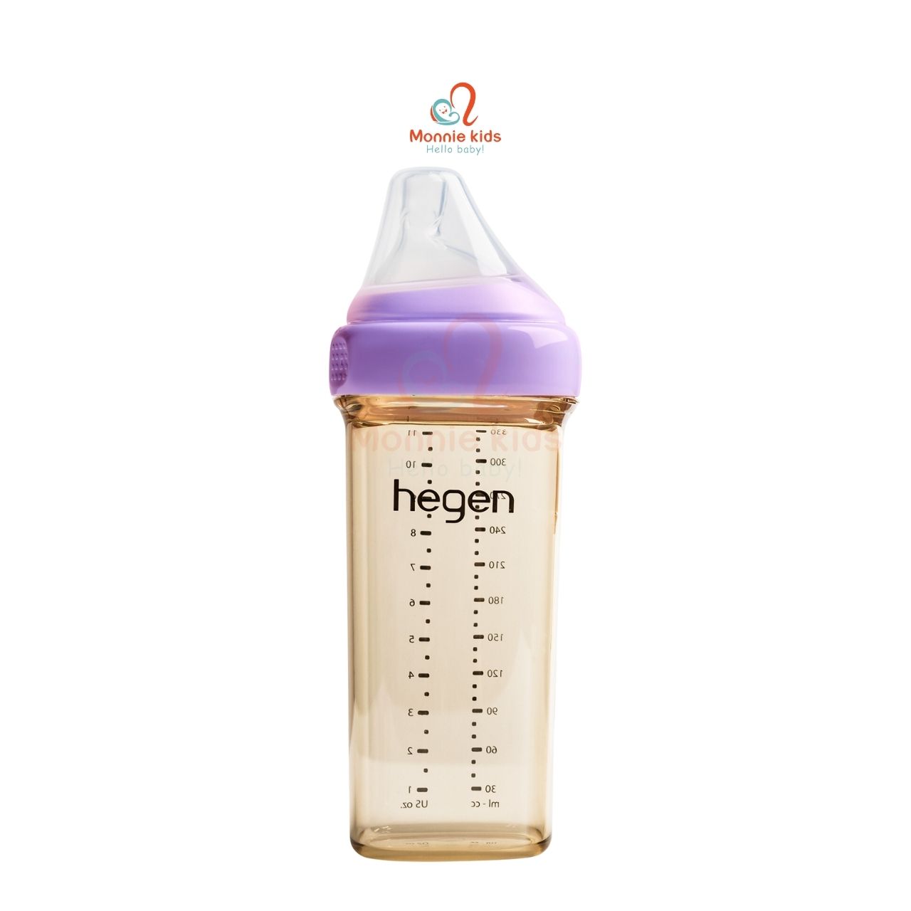 Bình sữa cho bé hegen ppsu 150ml 240ml 330ml, bình sữa phiên bản mới cho trẻ - monnie kids