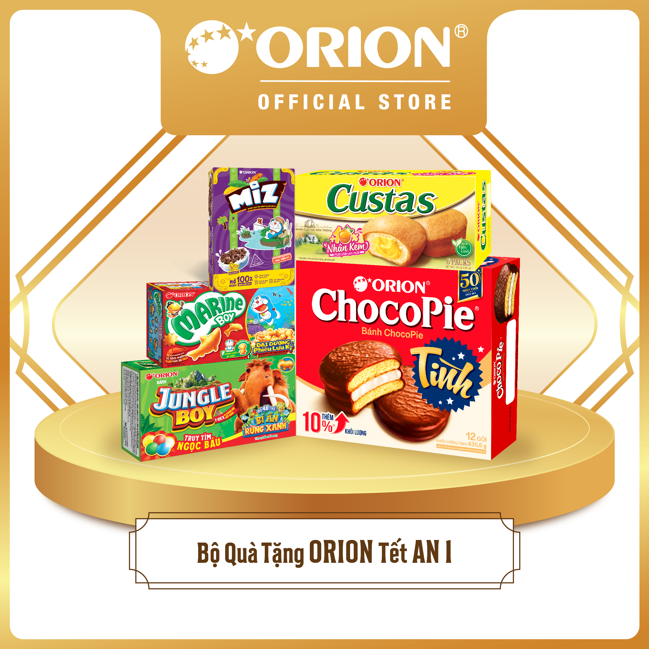Combo 2 Bộ Quà Tết ORION - AN 1 703,6g