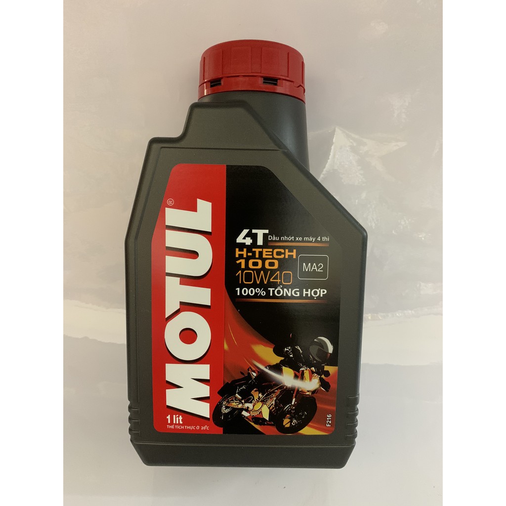 Nhớt Motul H Tech 100 4T 10W40 Bình 1Lít