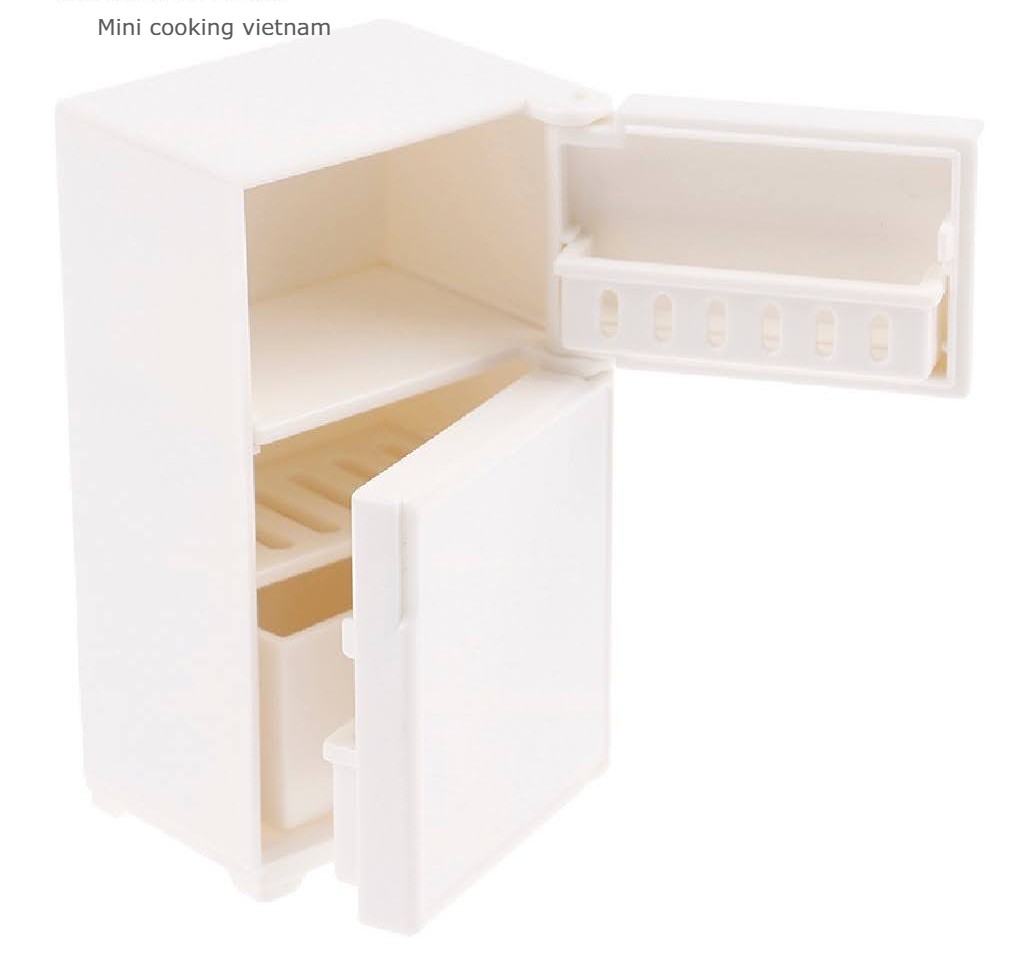 Tủ Lạnh Mini Cho Nhà Búp Bê