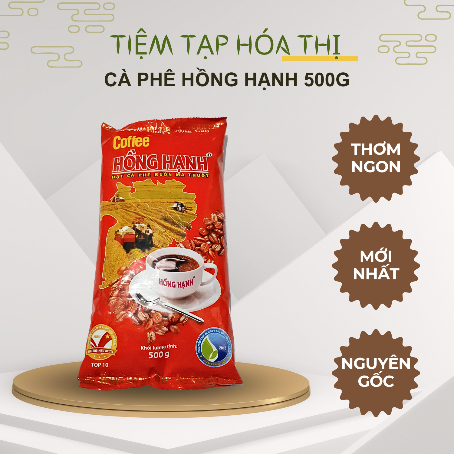 Cà Phê Hồng Hạnh Thơm Ngon 500g Mẫu Mới Nhất