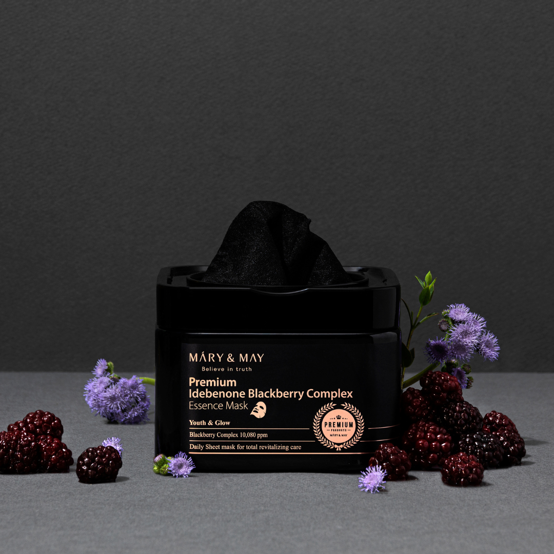 Mặt nạ dưỡng chất cao cấp Premium Idebenone Blackberry Complex Essence Mask (20 miếng)