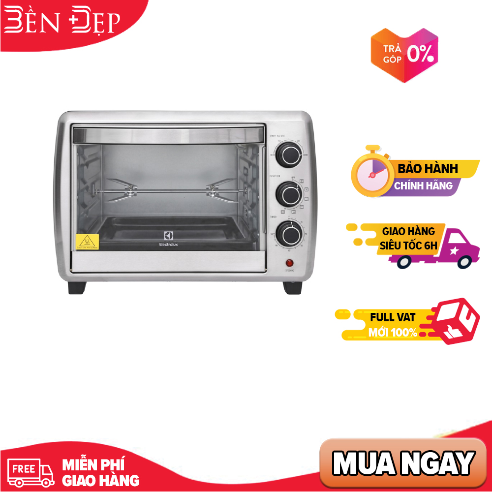Lò nướng Electrolux EOT30MXC 30 lít (Giá áp dụng giao tại HN, HCM& các tỉnh liên hệ shop)