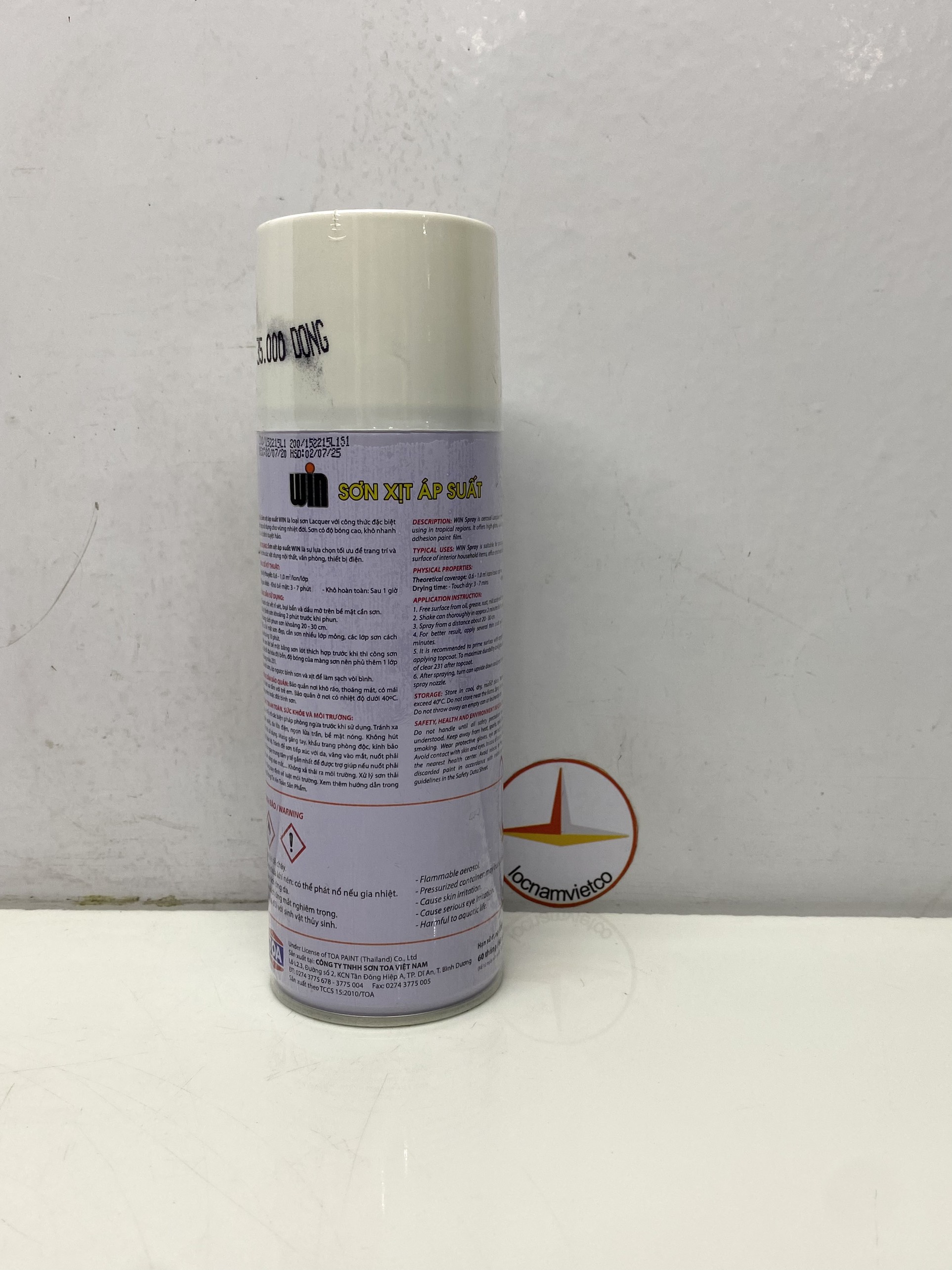 Sơn xịt Win nhiều màu, Sơn xịt đa dụng của Toa