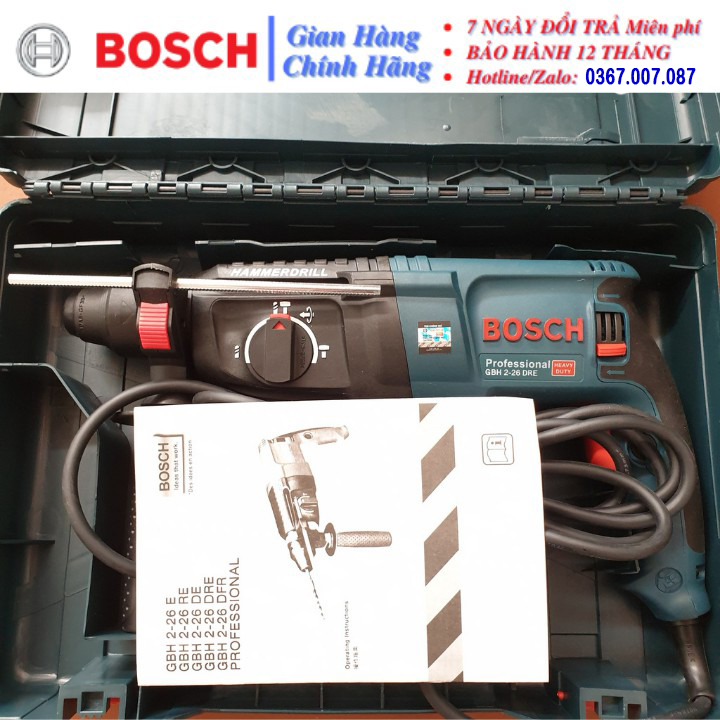 MÁY KHOAN ĐỤC BÊ TÔNG BA CHẾ ĐỘ CÔNG SUẤT 800W