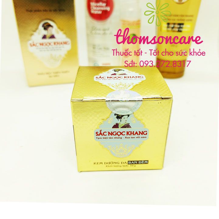 Kem Sắc Ngọc Khang ban đêm – giảm nám tàn nhang chăm sóc da sản phẩm có nguồn gốc xuất xứ rõ ràng sử dụng dễ dàng cam kết hàng nhận được giống với mô tả