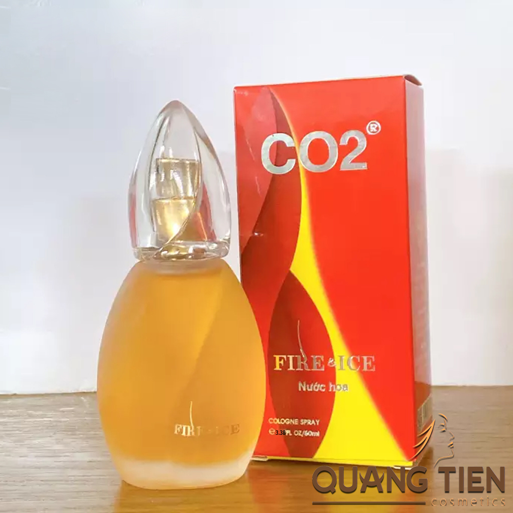 Nước hoa Nữ CO2 Fire & Ice Cologne Spray (hương gỗ & hoa quả, lưu hương từ 4 - 6 giờ)