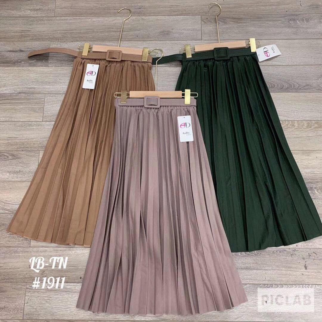 Chân váy dài xếp ly - hàng đẹp
