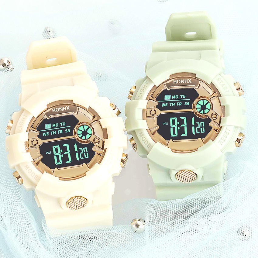 Đồng hồ tuổi teen nữ - đồng hồ thể thao SPORT N867 phiên bản Hàn Quốc  đồng hồ điện tử dây silicon chống thấm nước hiển thị đầy đủ chắc năng lịch tuần ngày tháng đen led sáng xem giờ ban đê