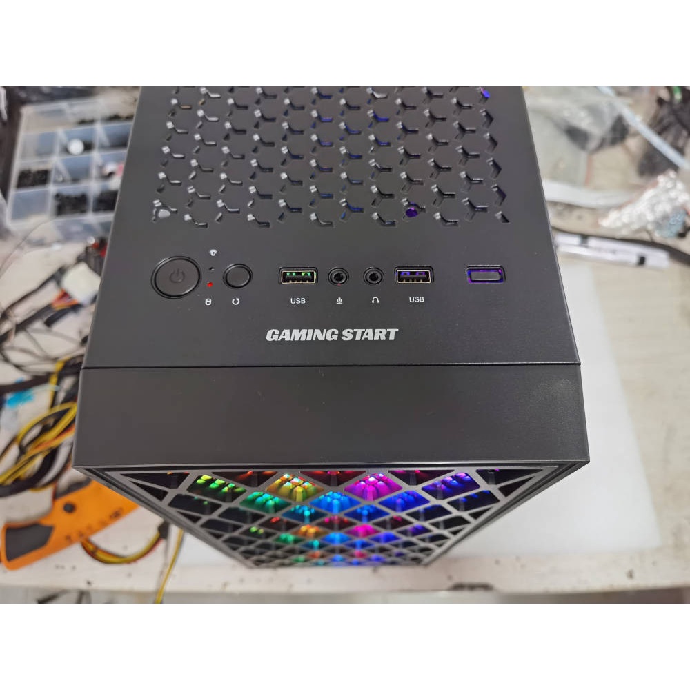Vỏ Case Gaming Start- G43 kèm 3 fan đẹp (398 x 195 x 326 mm)