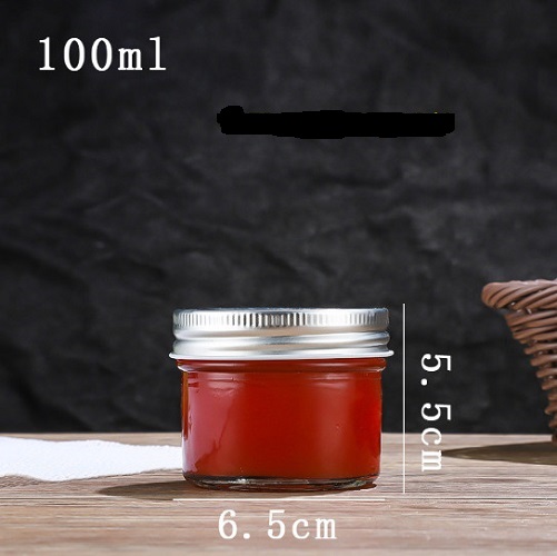 Set 6  hũ thủy tinh đựng sữa chua, Flan 100ml