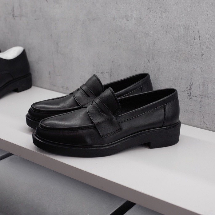 Giày Penny Loafer Black White, Giày Sơn Tùng Đế Đốc Cao Cấp