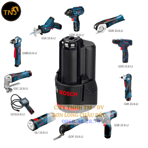 Pin bosch 10.8v nhạn sạc zin