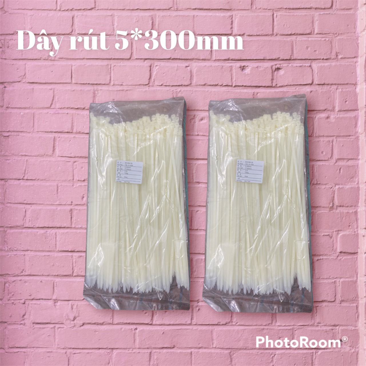 Dây rút nhựa 5*300mm ( ĐÓNG GÓI 1 BỊCH GỒM 250 SỢI DÂY RÚT )