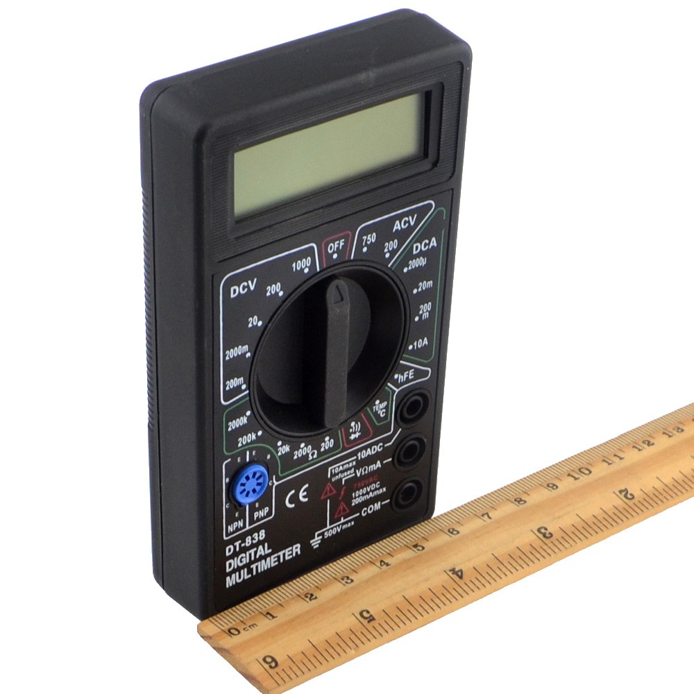 Đồng Hồ Đo Điện Vạn Năng Mini Dt-838