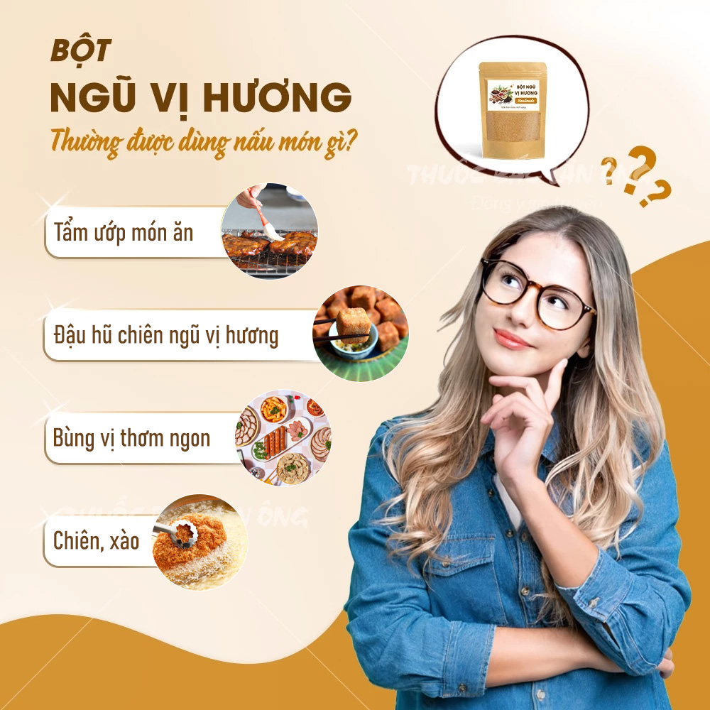 Bột Ngũ Vị Hương 200g (Công Thức Chuẩn)