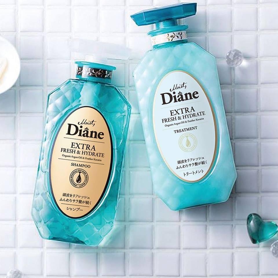 Dầu gội Moist Diane Extra Fresh & Hydrate Nhật Bản 450ml