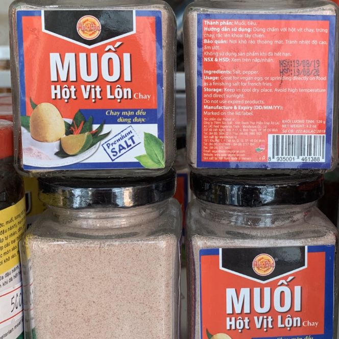 Muối hột vịt lộn chay