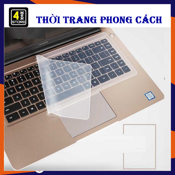 Miếng Dán Bảo Vệ Bàn Phím Trong Suốt Bằng Silicon, Tấm Phủ Chống Bụi - Chống Chất lỏng Cực Tốt Cho Laptop 15 - 17 inch