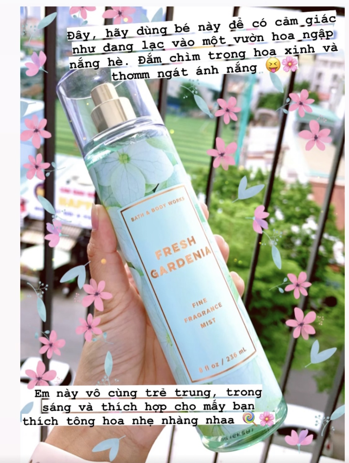 Xịt Thơm Bodymist BBW – FRESH GARDENIA 236ML