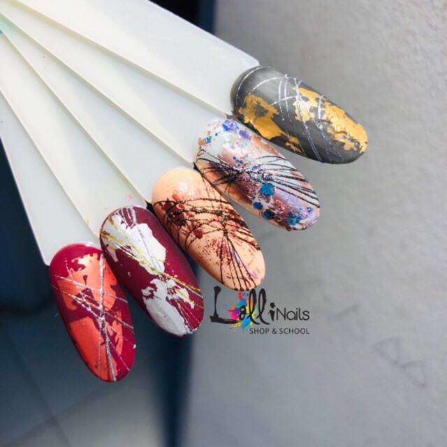 g.el vẽ nhện,g.el nhện trang trí móng nail
