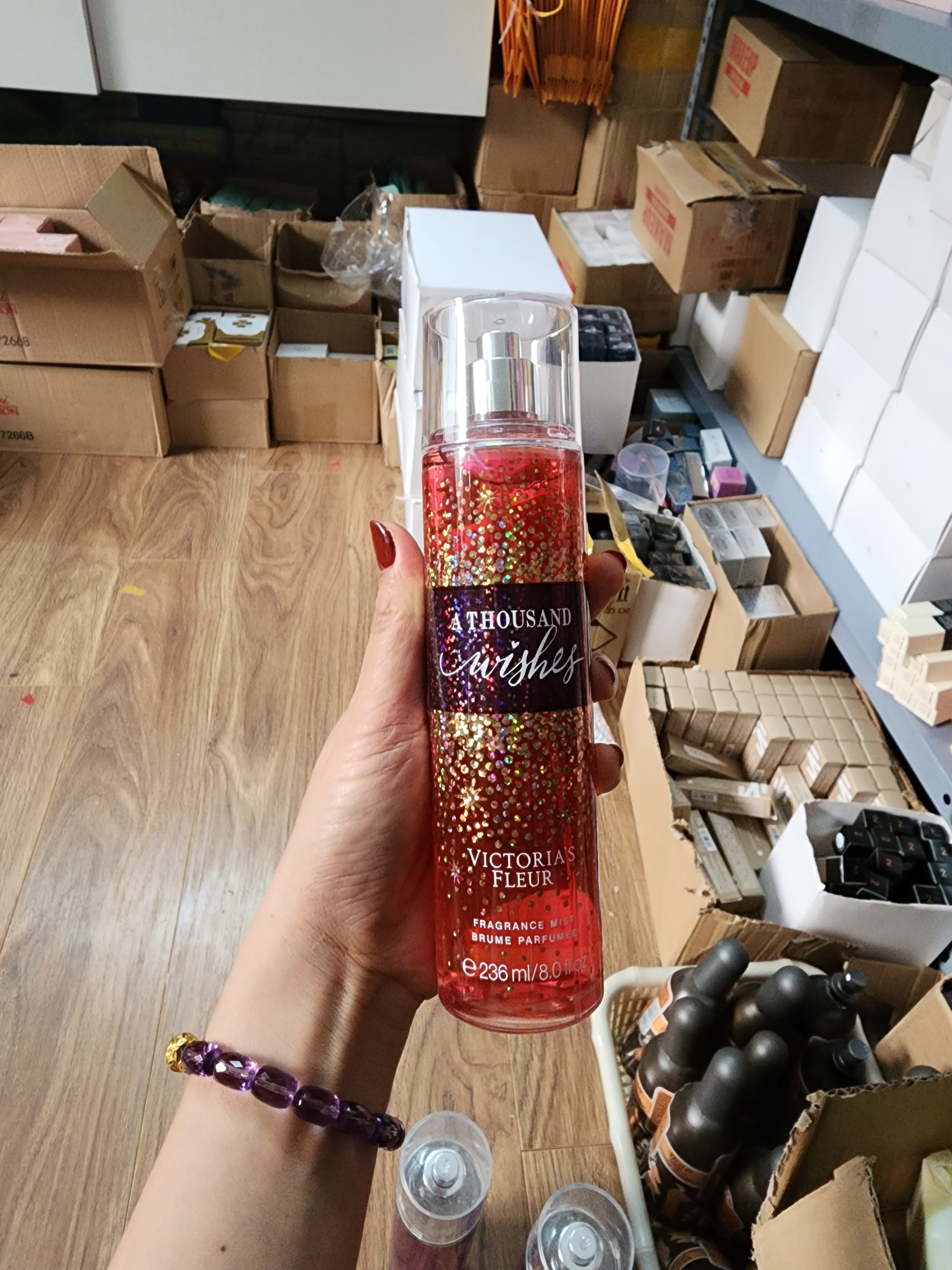 Xịt thơm 236ml toàn thân body mist VICTORIA 'S Fleur Nội Địa Trung nước hoa lưu hương
