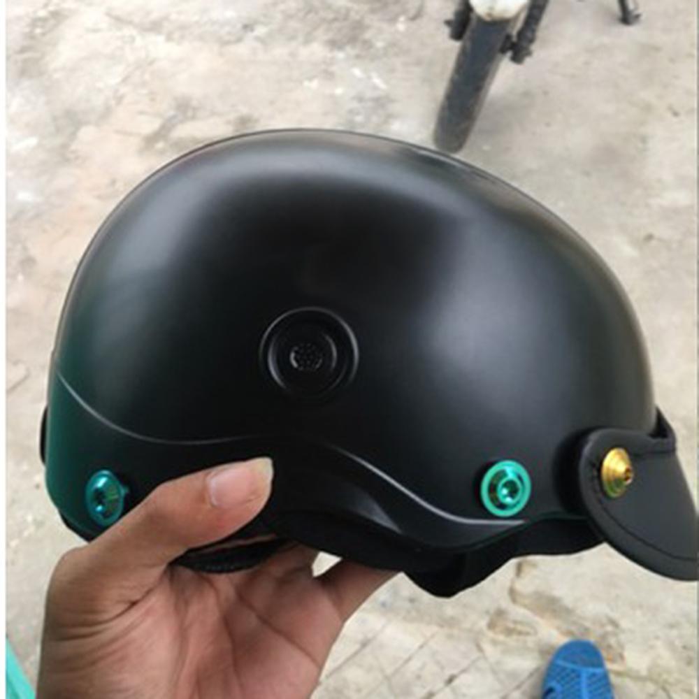 [HCM]Nón Sơn gắn full 8 ốc titan gr5 ( nón có thông gió ) sl 1 nón + 8 ốc