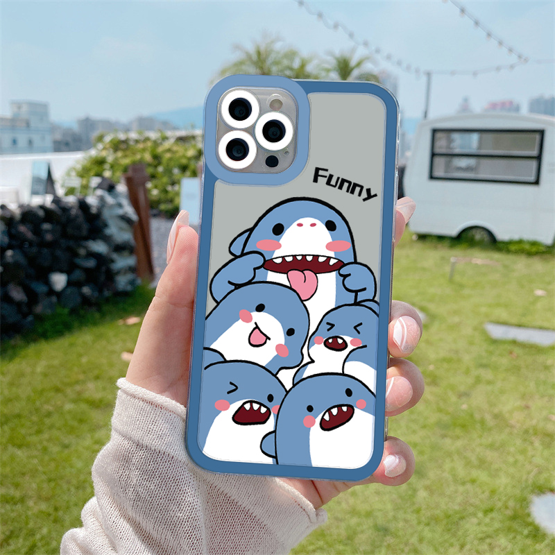 Ốp back iphone bear shark in cạnh square 6/6plus/6s/6splus/7/7plus/8/8plus/x/xr/xs/11/12/13/14/pro/max/plus/promax-orio