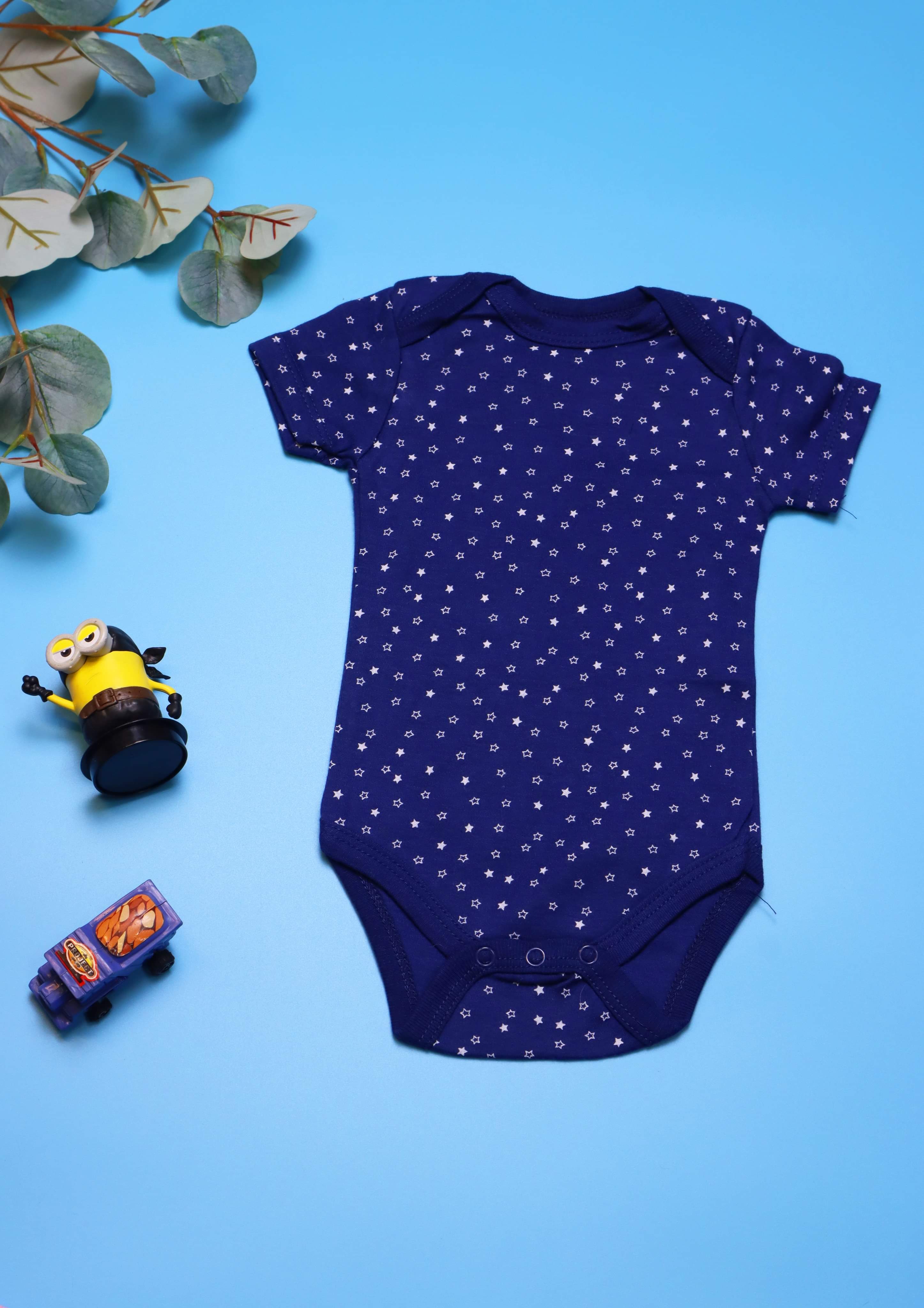 Set 5 bộ bodysuit bé trai từ 0 - 12 tháng tuổi