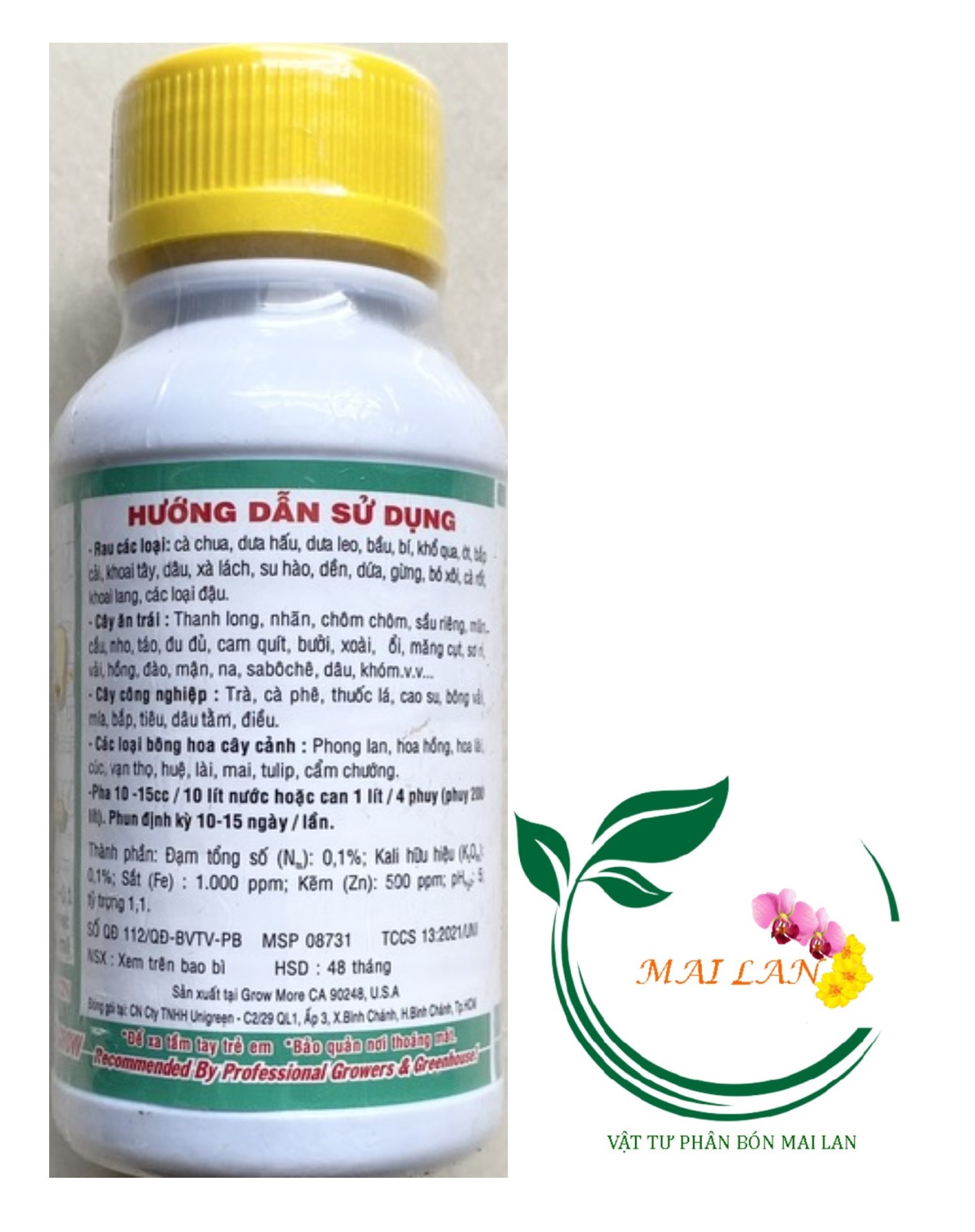 Phân Bón Lá Grow More Jump Start Super Thrive - #251A# 100ml