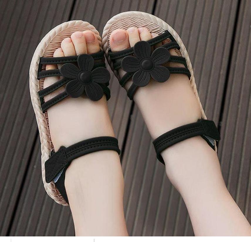 Sandal học sinh đính nơ siêu yêu